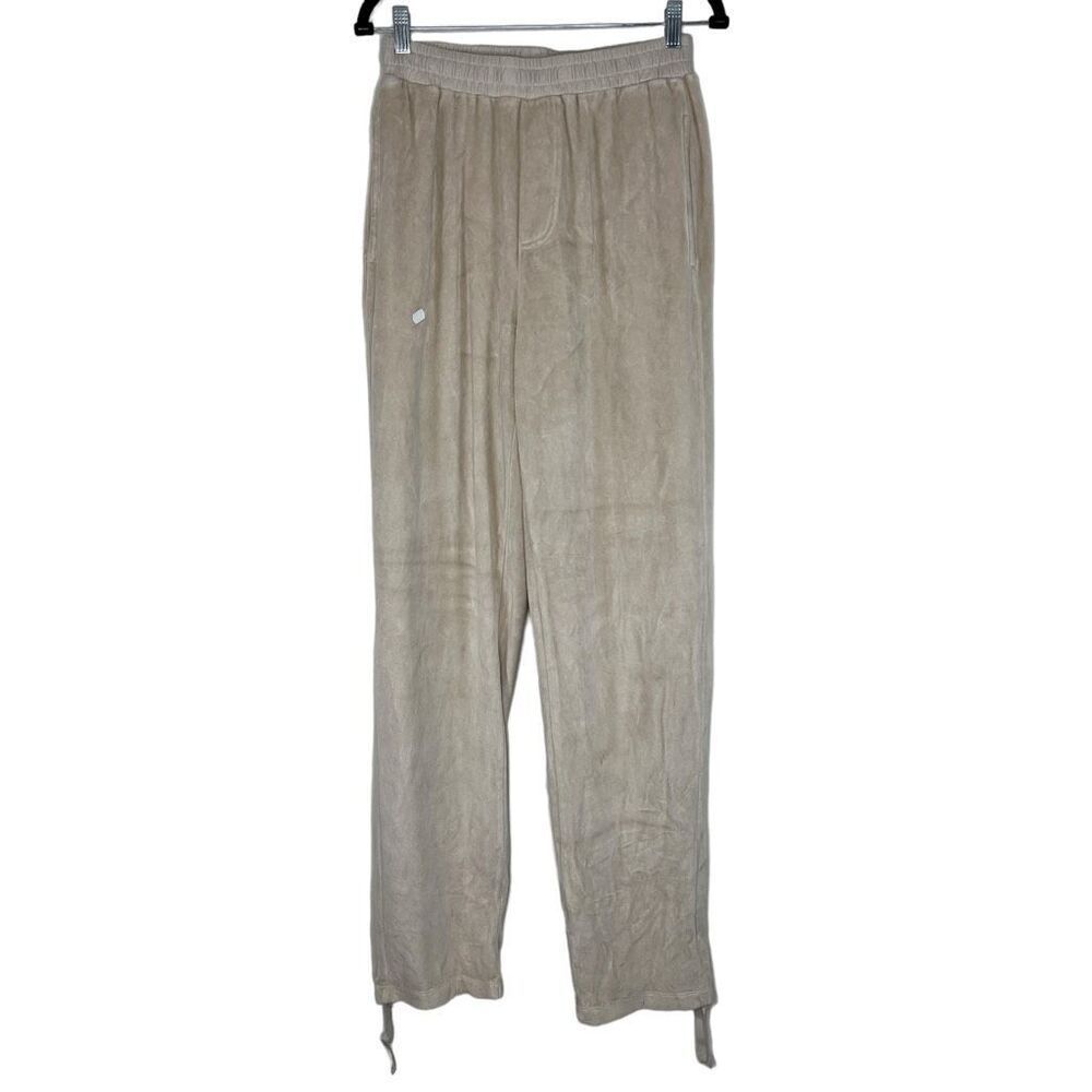 NWOT Suzie Kondi Unisex Track Pants Tan XS